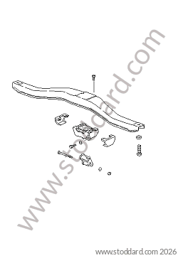 TRANSMISSION SUSPENSION FOR MANUAL TRANSMISSION for Porsche 944 89-91 &bull; 1989 &bull; 944 2.7 &bull; Coupe &bull; Manual Gearbox, 5 Speed