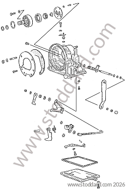 TRANSMISSION CASE AUTOMATIC TRANSMISSION for Porsche 944 89-91 &bull; 1989 &bull; 944 2.7 &bull; Coupe &bull; Automatic Gearbox