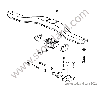 TRANSMISSION SUSPENSION AUTOMATIC TRANSMISSION for Porsche 944 89-91 &bull; 1989 &bull; 944 2.7 &bull; Coupe &bull; Automatic Gearbox