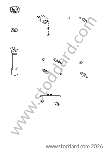 SWITCH AND SENDER for Porsche 944 89-91 &bull; 1989 &bull; 944 2.7 &bull; Coupe &bull; Manual Gearbox, 5 Speed