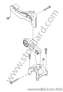 UPPER ENGINE SUSPENSION for Porsche Cayenne 955 03-06 &bull; 2003 &bull; Cayenne S V8 &bull; Manual Gearbox, 6 Speed