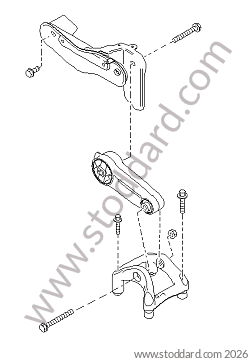 UPPER ENGINE SUSPENSION for Porsche Cayenne 955 03-06 &bull; 2003 &bull; Cayenne S V8 &bull; Manual Gearbox, 6 Speed