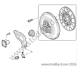 CLUTCH / BEARING / CLUTCH FORK / BEARING GUIDE for Porsche Cayenne 955 03-06 &bull; 2003 &bull; Cayenne S V8 &bull; Manual Gearbox, 6 Speed