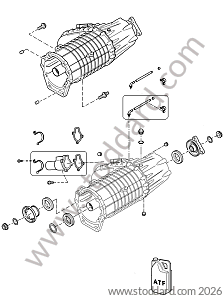 TRANSFER GEARBOX / SERVOMOTOR / BREATHER  for Porsche Cayenne 955 03-06 &bull; 2003 &bull; Cayenne S V8 &bull; Manual Gearbox, 6 Speed