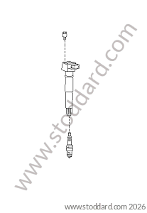 COIL / SPARK PLUG for Porsche Cayenne 955 03-06 &bull; 2003 &bull; Cayenne S V8 &bull; Manual Gearbox, 6 Speed