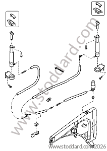 PUMP / NOZZLE / SUPPORT / SEAL for Porsche Cayenne 955 03-06 &bull; 2003 &bull; Cayenne S V8 &bull; Manual Gearbox, 6 Speed