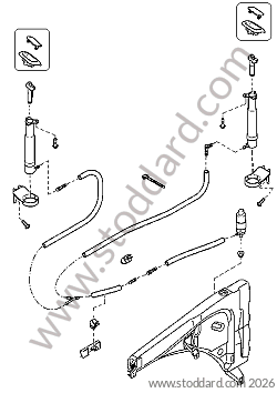 PUMP / NOZZLE / SUPPORT / SEAL for Porsche Cayenne 955 03-06 &bull; 2003 &bull; Cayenne S V8 &bull; Manual Gearbox, 6 Speed