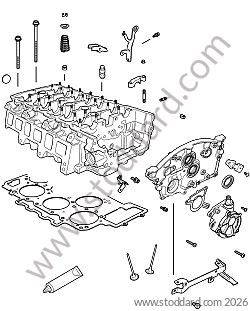 CYLINDER HEAD/VALVE/CYLINDER HEAD GASKET for Porsche Cayenne 957 07-10 &bull; 2010 &bull; Cayenne V6 &bull; Automatic Gearbox