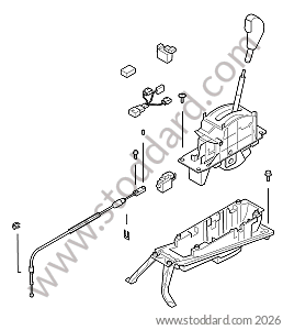 SELECTOR / KNOB / CABLE for Porsche Cayenne 957 07-10 &bull; 2009 &bull; Cayenne Diesel &bull; Automatic Gearbox
