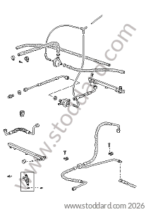 L JETRONIC LINES for Porsche 964 &bull; 1989 &bull; 964 Carrera 4 &bull; Coupe &bull; Manual Gearbox, 5 Speed