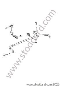 STABILISER for Porsche 964 &bull; 1989 &bull; 964 Carrera 4 &bull; Coupe &bull; Manual Gearbox, 5 Speed