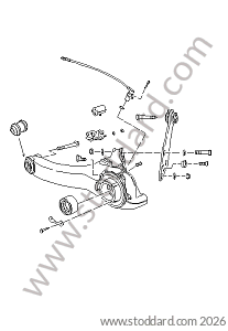 REAR AXLE for Porsche 964 &bull; 1989 &bull; 964 Carrera 4 &bull; Coupe &bull; Manual Gearbox, 5 Speed