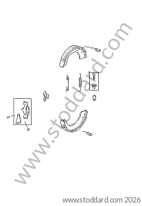 HANDBRAKE for Porsche 964 &bull; 1989 &bull; 964 Carrera 4 &bull; Coupe &bull; Manual Gearbox, 5 Speed