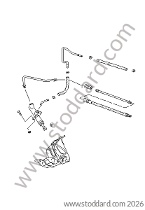 CLUTCH ACTUATION / CLUTCH MASTER CYLINDER for Porsche 911 Turbo + 965 &bull; 1991 &bull; 3.3 Turbo &bull; Coupe &bull; Manual Gearbox, 5 Speed