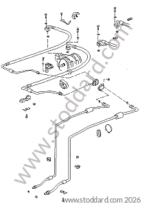 REFRIGERANT CIRCUIT REAR for Porsche 964 &bull; 1989 &bull; 964 Carrera 4 &bull; Coupe &bull; Manual Gearbox, 5 Speed