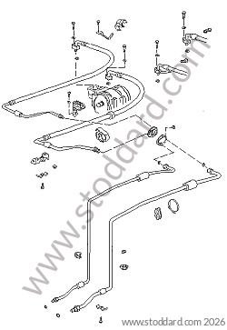REFRIGERANT CIRCUIT REAR for Porsche 964 &bull; 1989 &bull; 964 Carrera 4 &bull; Coupe &bull; Manual Gearbox, 5 Speed