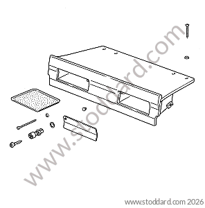 REAR LUGGAGE HOUSING for Porsche 964 &bull; 1990 &bull; 964 Carrera 2 &bull; Cabrio &bull; Automatic Gearbox