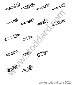 CABLE TERMINAL for Porsche 911 Turbo + 965 &bull; 1991 &bull; 3.3 Turbo &bull; Coupe &bull; Manual Gearbox, 5 Speed