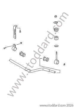 STABILISER for Porsche 968 &bull; 1992 &bull; 968 &bull; Coupe &bull; Manual Gearbox, 6 Speed