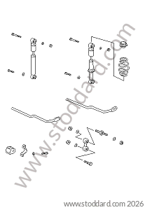 VIBRATION DAMPER STABILISER for Porsche 968 &bull; 1992 &bull; 968 &bull; Coupe &bull; Manual Gearbox, 6 Speed