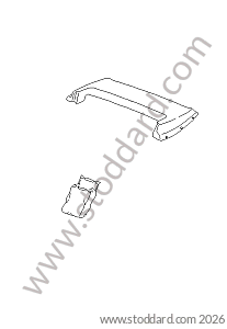 CONVERTIBLE TOP COVER for Porsche 968 &bull; 1992 &bull; 968 &bull; Cabrio &bull; Manual Gearbox, 6 Speed