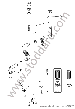 OIL FILTER / SEPARATOR / STRAINER / LEVEL SENSOR / GASKET for Porsche Boxster 987 05-08 &bull; 2005 &bull; Boxster 2.7 &bull; Cabrio &bull; Manual Gearbox, 5 Speed