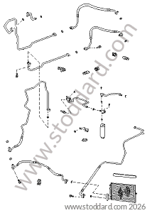 AIR CONDITIONING CONDENSER / AIR CONDITIONING DRYER / AIR CONDITIONING HOSE for Porsche Boxster 987 05-08 &bull; 2005 &bull; Boxster 2.7 &bull; Cabrio &bull; Manual Gearbox, 5 Speed