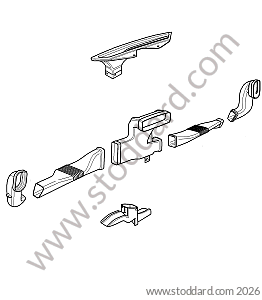 HEATING AIR DISPENSER / DEMISTER DUCT / FLOOR DUCT / AIR DUCT for Porsche Boxster 987 09-12 &bull; 2012 &bull; Boxster S 3.4 Black Edition &bull; Cabrio &bull; Manual Gearbox, 6 Speed
