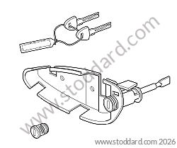 JEU DE SERRURE DE PORTE for Porsche Boxster 987 09-12 &bull; 2009 &bull; Boxster 2.9 &bull; Cabrio &bull; Manual Gearbox, 6 Speed