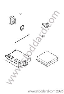 CONTROL UNITS / ENGINE IMMOBILIZER / CENTRALIZED LOCKING SYSTEM / IGNITION CONTACTOR for Porsche Boxster 987 09-12 &bull; 2009 &bull; Boxster 2.9 &bull; Cabrio &bull; Manual Gearbox, 6 Speed