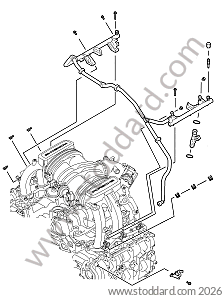 INJECTOR / INJECTION HARNESS for Porsche Cayman 987C 09-12 &bull; 2009 &bull; Cayman 2.9 &bull; Manual Gearbox, 6 Speed