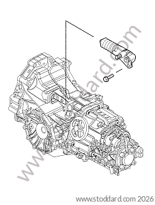 CLUTCH SLAVE CYLINDER for Porsche Cayman 987C 09-12 &bull; 2009 &bull; Cayman S 3.4 &bull; Manual Gearbox, 6 Speed