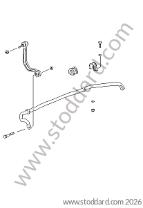 STABILISER for Porsche 993 &bull; 1994 &bull; 993 Carrera 2 &bull; Coupe &bull; Manual Gearbox, 6 Speed