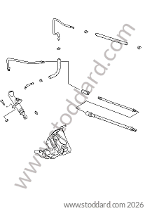 CLUTCH ACTUATION / CLUTCH MASTER CYLINDER for Porsche 993 &bull; 1994 &bull; 993 Carrera 2 &bull; Coupe &bull; Manual Gearbox, 6 Speed