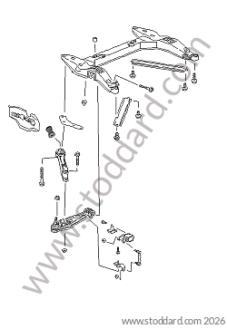 CROSS MENBER WISHBONE for Porsche 996 &bull; 1998 &bull; 996 Carrera 2 &bull; Coupe &bull; Manual Gearbox, 6 Speed