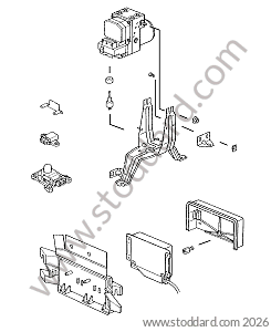 HYDRAULIC UNIT / PSM CONTROL SYSTEM for Porsche 996 &bull; 1998 &bull; 996 Carrera 2 &bull; Coupe &bull; Manual Gearbox, 6 Speed