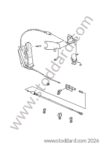 ACCELERATOR PEDAL / ACCELERATOR CABLE for Porsche 996 &bull; 2002 &bull; 996 Carrera 2 &bull; Coupe &bull; Manual Gearbox, 6 Speed