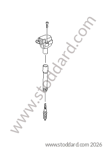 IGNITION SYSTEM for Porsche 996 &bull; 2002 &bull; 996 Carrera 2 &bull; Coupe &bull; Manual Gearbox, 6 Speed