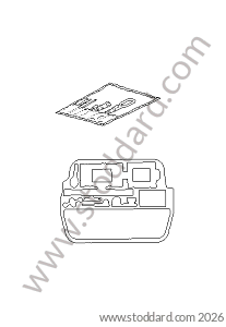 TOOLBAG for Porsche 996 Gt3 / Gt3-1 &bull; 2000 &bull; 996 Gt3 &bull; Coupe &bull; Manual Gearbox, 6 Speed