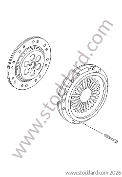 CLUTCH for Porsche 996 Gt3 / Gt3-1 &bull; 2000 &bull; 996 Gt3 &bull; Coupe &bull; Manual Gearbox, 6 Speed