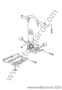 GEARBOX SUSPENSION for Porsche 996 Gt3 / Gt3-1 &bull; 2000 &bull; 996 Gt3 &bull; Coupe &bull; Manual Gearbox, 6 Speed