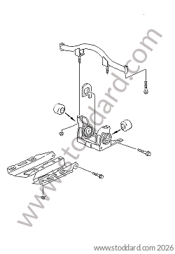 GEARBOX SUSPENSION for Porsche 996 Gt3 / Gt3-1 &bull; 2000 &bull; 996 Gt3 &bull; Coupe &bull; Manual Gearbox, 6 Speed
