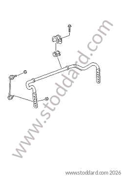 FRONT STABILIZER BAR for Porsche 996 Gt3 / Gt3-1 &bull; 2000 &bull; 996 Gt3 &bull; Coupe &bull; Manual Gearbox, 6 Speed