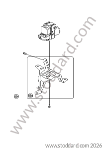 HYDRAULIC UNIT ABS CONTROL for Porsche 996 Gt3 / Gt3-1 &bull; 2004 &bull; 996 Gt3 Rs &bull; Coupe &bull; Manual Gearbox, 6 Speed