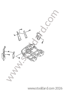 FLOOR COVERING for Porsche 996 Gt3 / Gt3-1 &bull; 2000 &bull; 996 Gt3 &bull; Coupe &bull; Manual Gearbox, 6 Speed