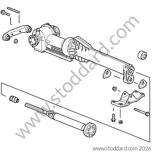 FRONT DRIVE AXLE SHAFT AND UNIVERSAL COUPLING for Porsche 996 Turbo &bull; 2001 &bull; 996 Turbo &bull; Coupe &bull; Manual Gearbox, 6 Speed