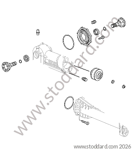 FRONT DRIVE AXLE for Porsche 996 Turbo &bull; 2001 &bull; 996 Turbo &bull; Coupe &bull; Manual Gearbox, 6 Speed