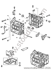 ENGINE CRANKCASE / IMPULSE GENERATOR / PINKING DETECTOR for Porsche 997 05-08 &bull; 2005 &bull; 997 C2 &bull; Coupe &bull; Manual Gearbox, 6 Speed