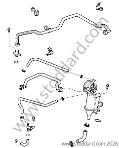 OIL SEPARATOR / PIPE / SEAL for Porsche 997 05-08 &bull; 2005 &bull; 997 C2 &bull; Coupe &bull; Manual Gearbox, 6 Speed