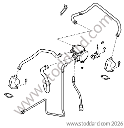 OIL SEPARATOR / PIPE / SEAL for Porsche 997 05-08 &bull; 2006 &bull; 997 C4S &bull; Coupe &bull; Automatic Gearbox